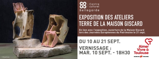 Exposition des Ateliers Terre de la Maison Giscard