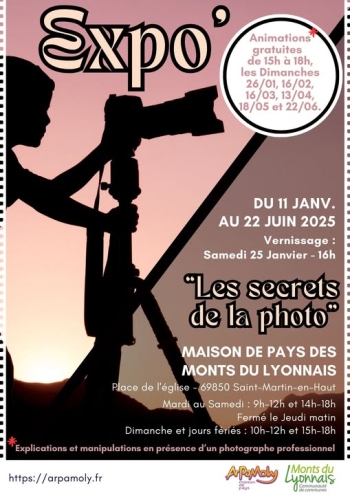 Les secrets de la photo - Saint Martin en Haut